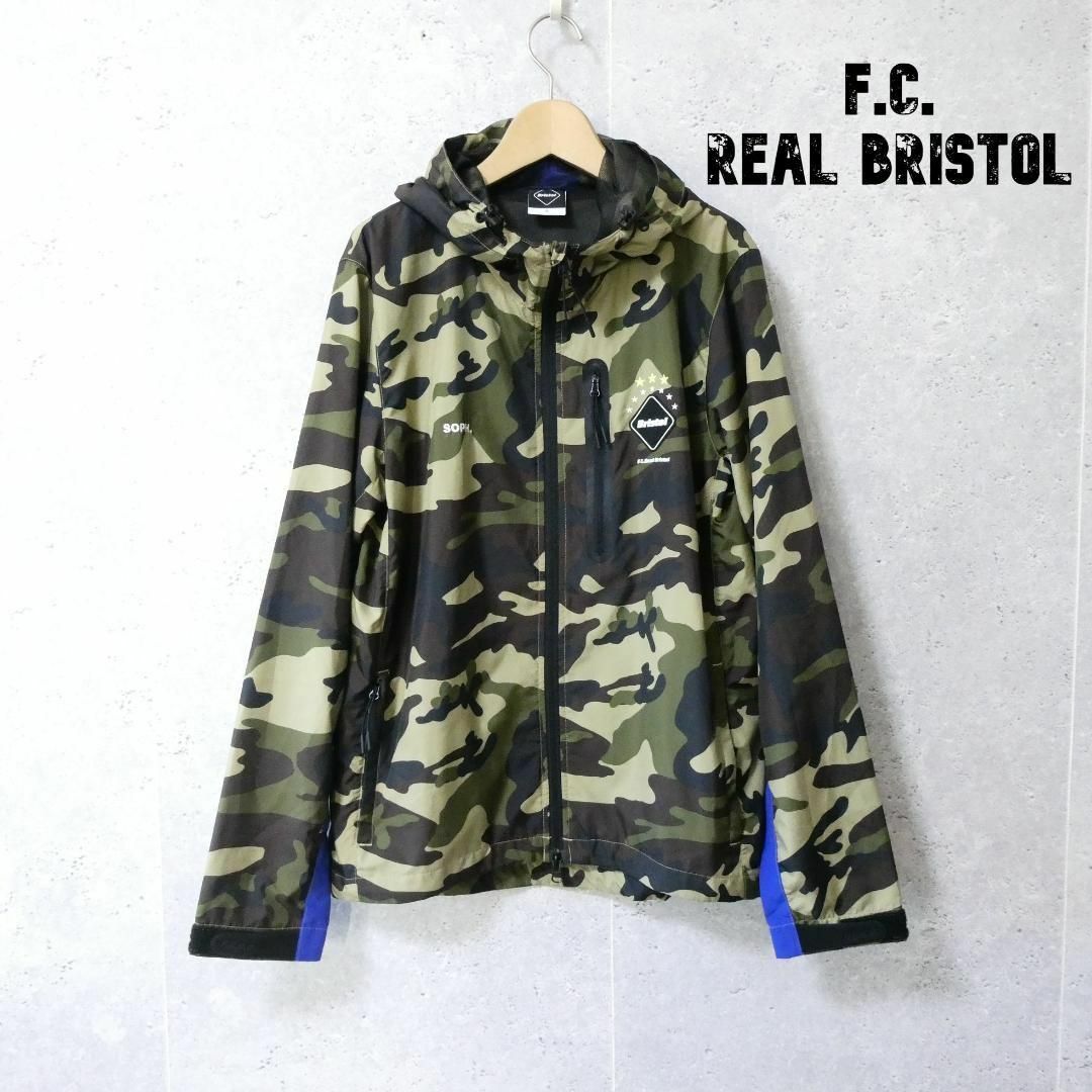 美品 F.C.Real Bristol 迷彩柄 プラクティスジャケット パーカー | フリマアプリ ラクマ