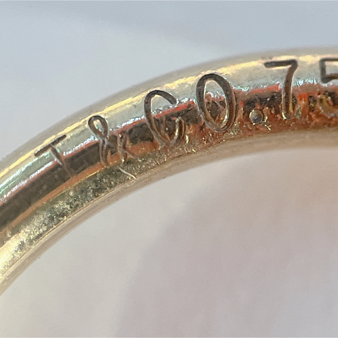 Tiffany & Co.(ティファニー)の363 ティファニー　ラブノット　フック&アイ　リング　k18 3.1g 8号 レディースのアクセサリー(リング(指輪))の商品写真