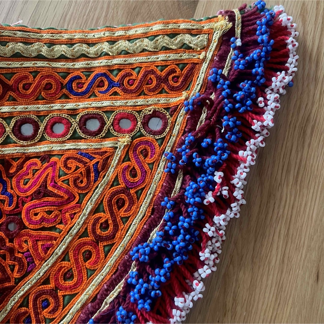 People Tree - アフガニスタン ミラーワーク 民族古布 刺繍生地 People Tree - アフガニスタン ミラーワーク 民族古布 刺繍生地