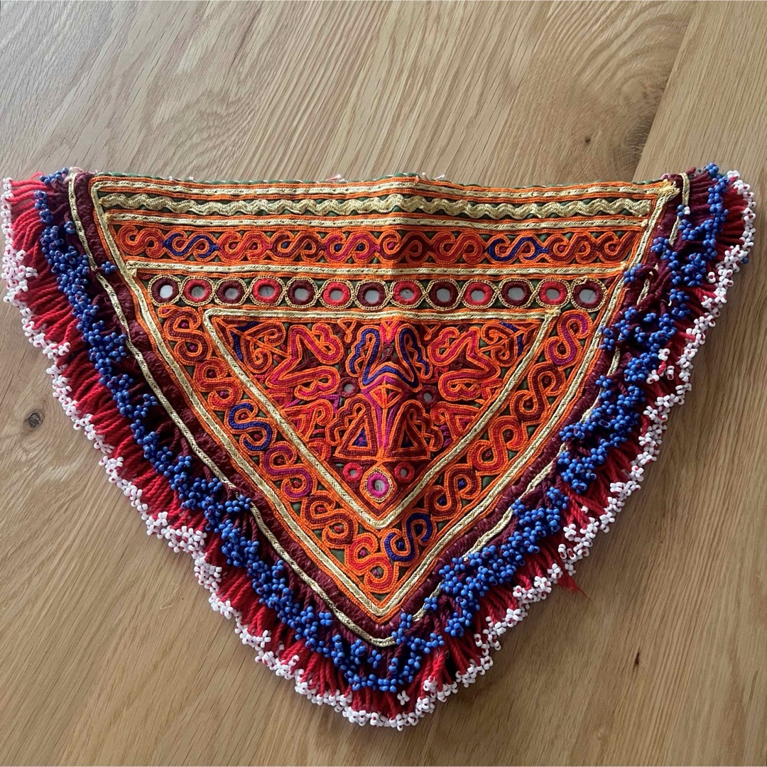 People Tree - アフガニスタン ミラーワーク 民族古布 刺繍生地 People Tree - アフガニスタン ミラーワーク 民族古布 刺繍生地