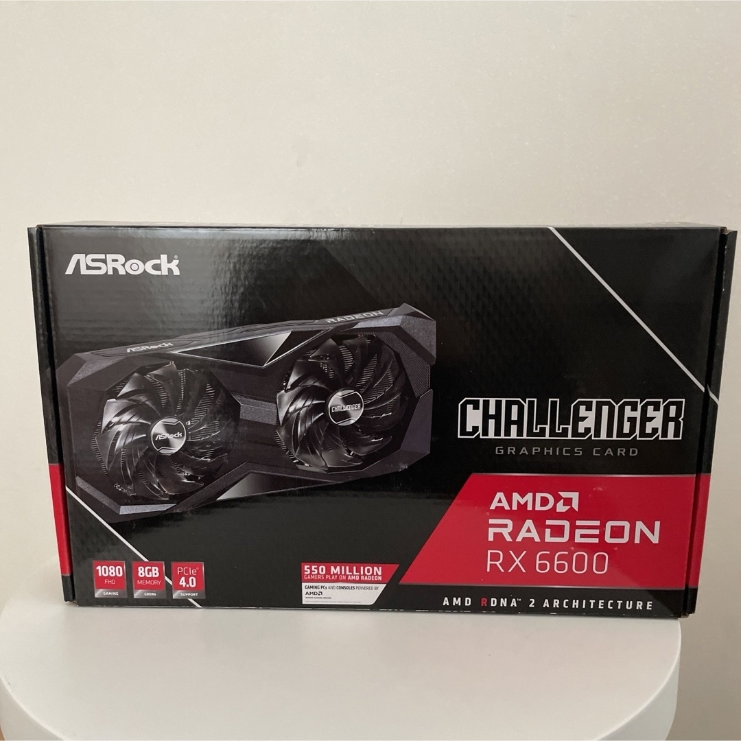 ASRock RADEON RX 6600 CHALLENGER D 8G スマホ/家電/カメラのPC/タブレット(PCパーツ)の商品写真
