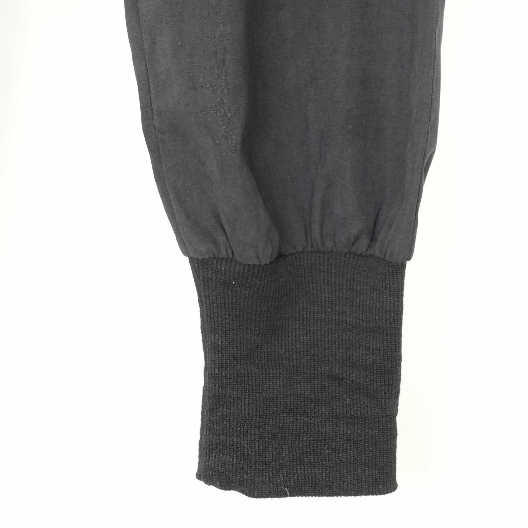 antiqua(アンティカ)のアンティカ　antiqua　裾リブ　テーパードパンツ　ブラック　L レディースのパンツ(カジュアルパンツ)の商品写真