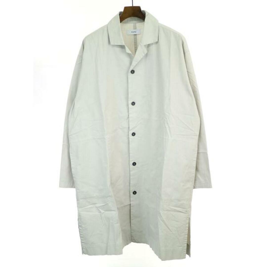 marka(マーカ)のmarka マーカ 19SS SHIRTS COAT シャツコート ライトグレー系 2 メンズのジャケット/アウター(ステンカラーコート)の商品写真