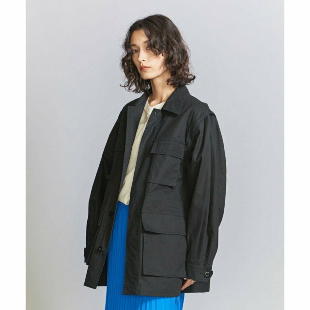 BEAUTY&YOUTH UNITED ARROWS(ビューティアンドユースユナイテッドアローズ)の【BLACK】M-65ミリタリージャケット&ベスト -2WAY/ウォッシャブル- レディースのジャケット/アウター(その他)の商品写真