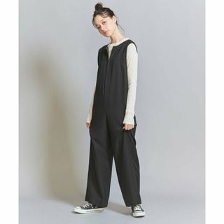 ビューティアンドユースユナイテッドアローズ(BEAUTY&YOUTH UNITED ARROWS)の【BLACK】センタージップ オールインワン -2WAY/ウォッシャブル-(サロペット/オーバーオール)