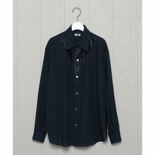 ビューティアンドユースユナイテッドアローズ(BEAUTY&YOUTH UNITED ARROWS)の【NAVY】<H>LACE SHIRT/シャツ(シャツ/ブラウス(長袖/七分))