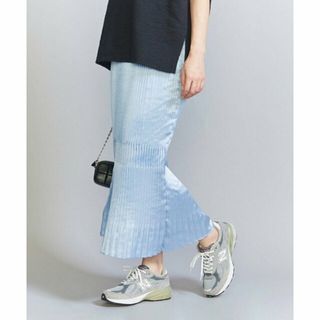 ビューティアンドユースユナイテッドアローズ(BEAUTY&YOUTH UNITED ARROWS)の【LT.BLUE】サテンプリーツマーメイドスカート -ウォッシャブル-(ロングスカート)