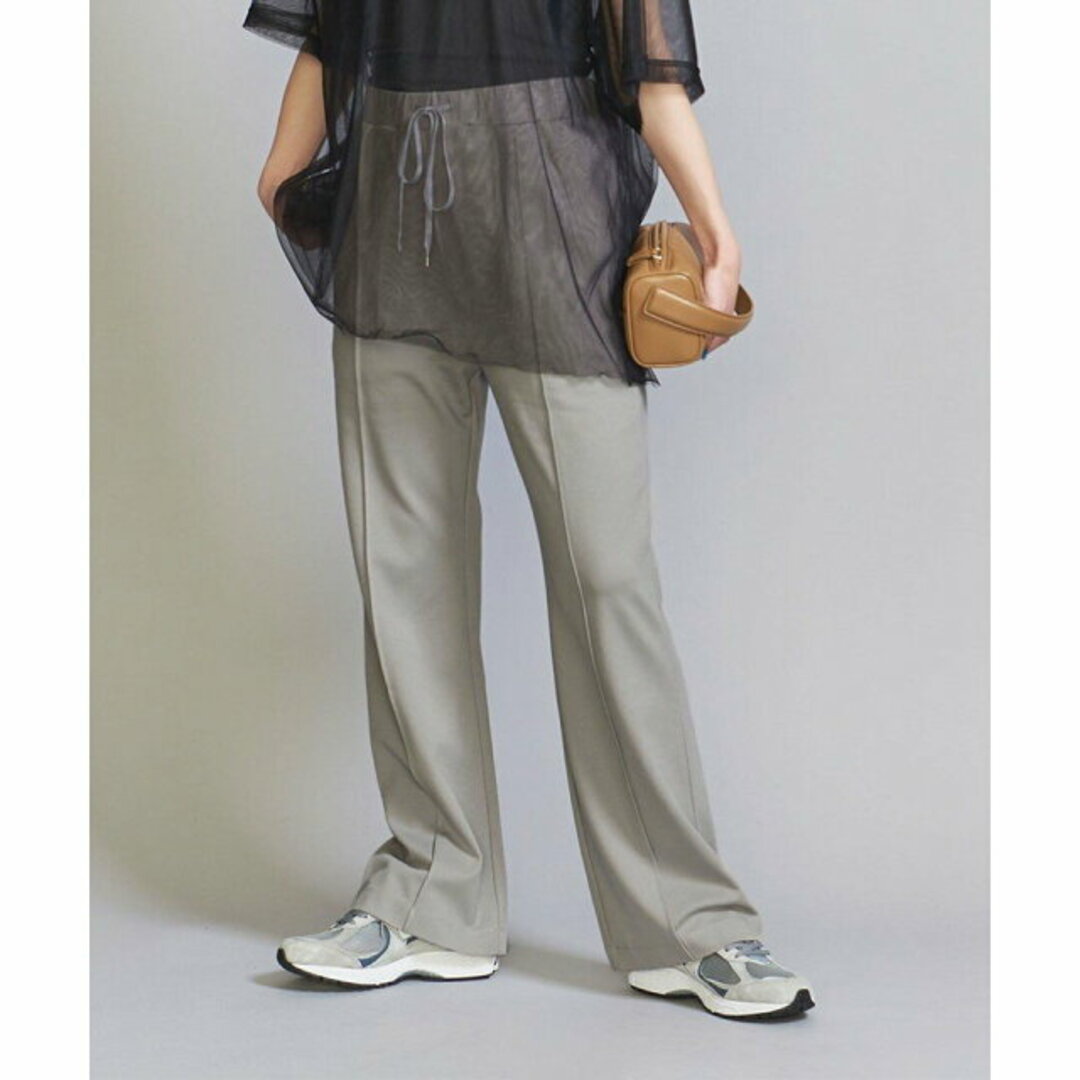 BEAUTY&YOUTH UNITED ARROWS(ビューティアンドユースユナイテッドアローズ)の【MD.GRAY】【S】スリークラックスポンチ フレアイージーパンツ -ウォッシャブル- レディースのパンツ(その他)の商品写真