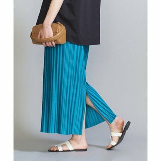 ビューティアンドユースユナイテッドアローズ(BEAUTY&YOUTH UNITED ARROWS)の【COBALT】プリーツバックスリット スカート -ウォッシャブル-(ロングスカート)