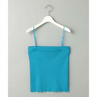 【TURQUOISE】コットンシルクブレンド リブ ビスチェ -2WAY/ウォッシャブル-