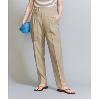 ビューティアンドユースユナイテッドアローズ(BEAUTY&YOUTH UNITED ARROWS)の【BEIGE】ポリエステルブレンド センタープレス ベルトパンツ -ウォッシャブル-(その他)