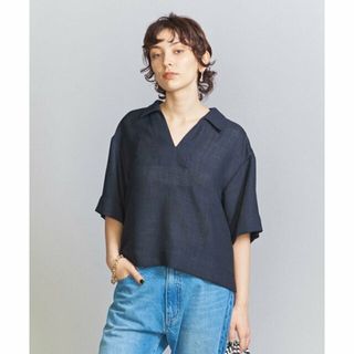 ビューティアンドユースユナイテッドアローズ(BEAUTY&YOUTH UNITED ARROWS)の【NAVY】ポリエステルメッシュ スキッパーシャツ 2 -ウォッシャブル-(ミニワンピース)