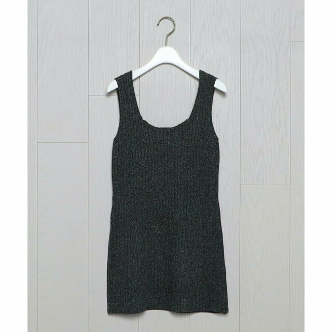 BEAUTY&YOUTH UNITED ARROWS(ビューティアンドユースユナイテッドアローズ)の【DK.GRAY】<H>SILK NYLON NEP RIB TANK TOP/ニット レディースのトップス(ニット/セーター)の商品写真