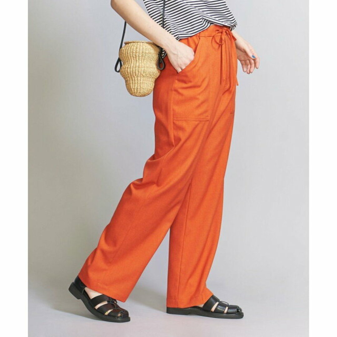 BEAUTY&YOUTH UNITED ARROWS(ビューティアンドユースユナイテッドアローズ)の【ORANGE】リネンライク パッチポケットイージーパンツ -ウォッシャブル- レディースのパンツ(その他)の商品写真