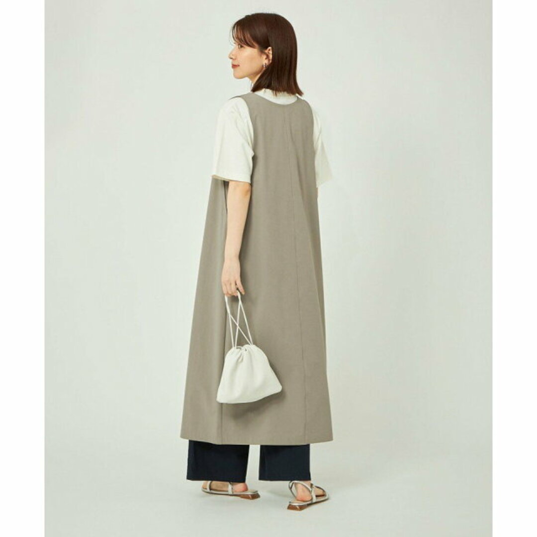 UNITED ARROWS green label relaxing(ユナイテッドアローズグリーンレーベルリラクシング)の【BEIGE】【FREE】<LAND&WATER>2WAY ジレ ワンピース -UVカット・マシンウォッシャブル- レディースのワンピース(ロングワンピース/マキシワンピース)の商品写真