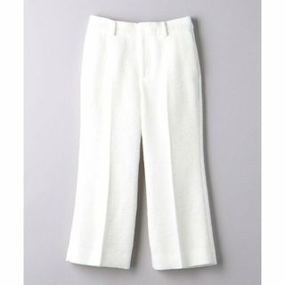 ユナイテッドアローズ(UNITED ARROWS)の【OFF WHITE】カラーツイード フレア クロップドパンツ(その他)