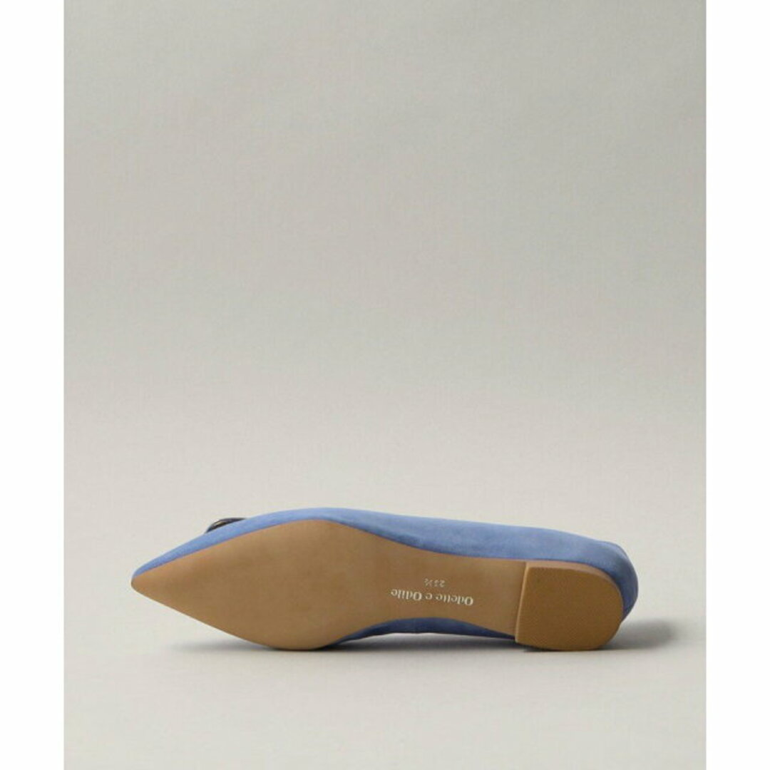 Odette e Odile(オデットエオディール)の【COBALT】【22cm】オブリークバックル フラット10↑ レディースの靴/シューズ(ハイヒール/パンプス)の商品写真