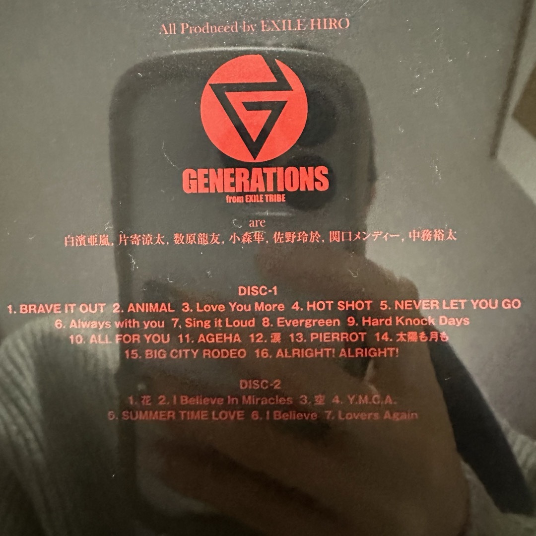 GENERATIONS(ジェネレーションズ)のGENERATIONS DVDなど エンタメ/ホビーのDVD/ブルーレイ(ミュージック)の商品写真