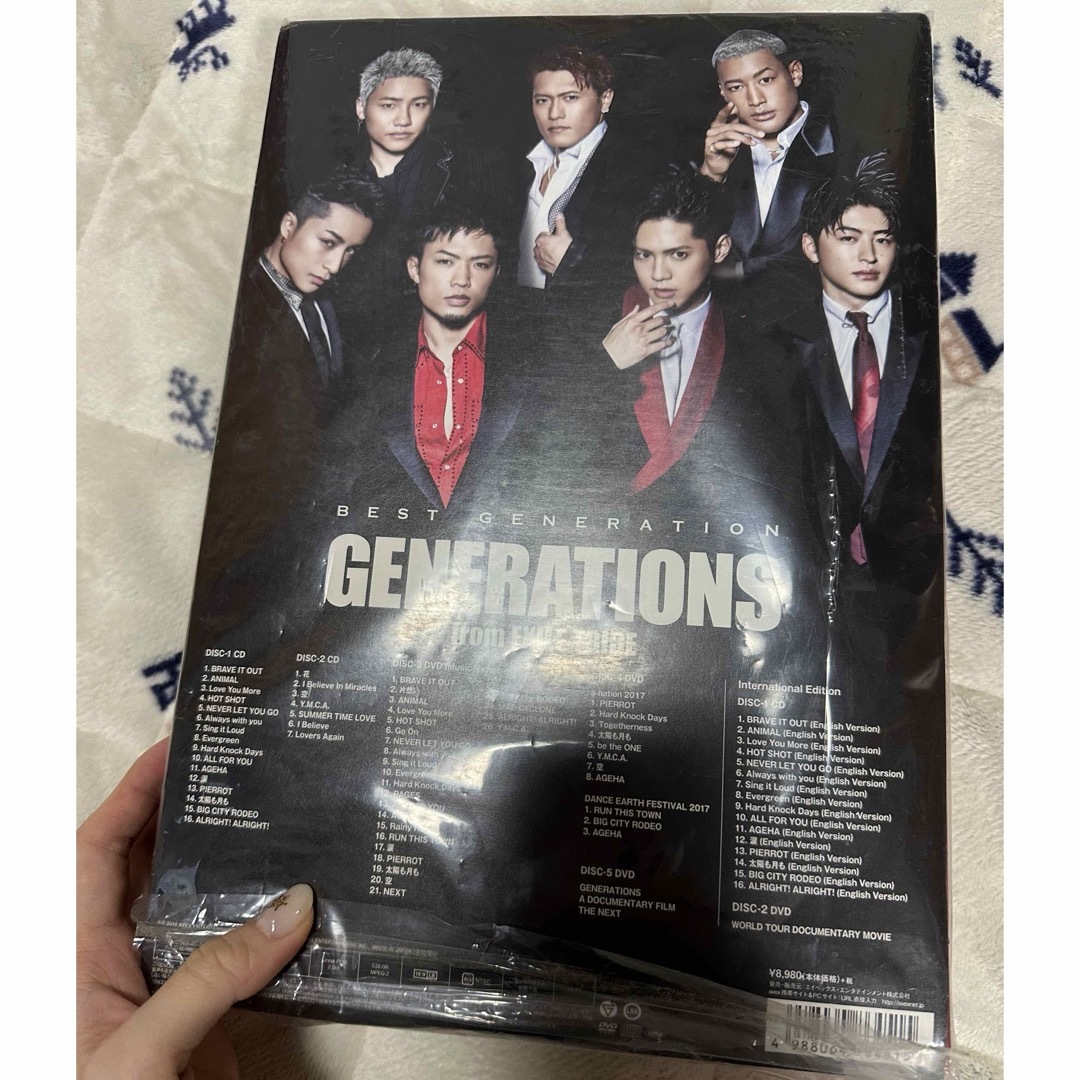 GENERATIONS(ジェネレーションズ)のGENERATIONS DVDなど エンタメ/ホビーのDVD/ブルーレイ(ミュージック)の商品写真