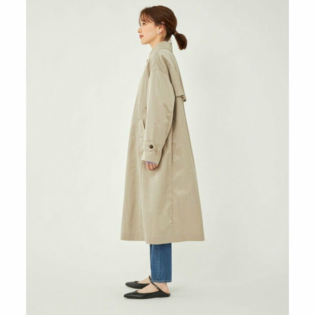 UNITED ARROWS green label relaxing(ユナイテッドアローズグリーンレーベルリラクシング)の【BEIGE】ステンカラー コート -撥水- レディースのジャケット/アウター(その他)の商品写真