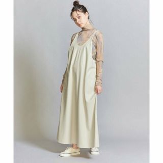 ビューティアンドユースユナイテッドアローズ(BEAUTY&YOUTH UNITED ARROWS)の【NATURAL】フェイクレザー レイヤード ワンピース(ロングワンピース/マキシワンピース)