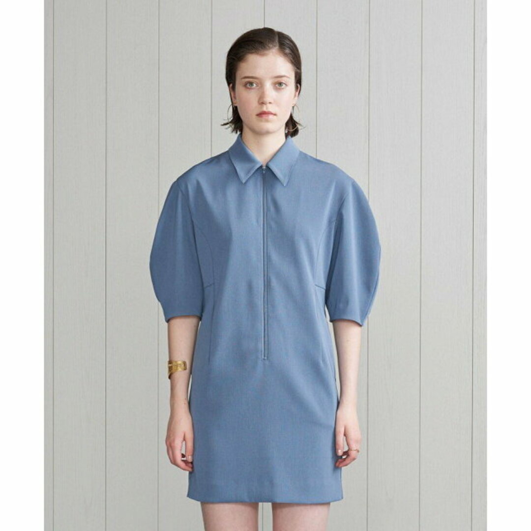 BEAUTY&YOUTH UNITED ARROWS(ビューティアンドユースユナイテッドアローズ)の【LT.BLUE】【M】<H>POLYESTER TWILL MINI DRESS/ワンピース レディースのワンピース(ロングワンピース/マキシワンピース)の商品写真