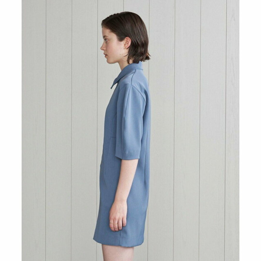 BEAUTY&YOUTH UNITED ARROWS(ビューティアンドユースユナイテッドアローズ)の【LT.BLUE】【M】<H>POLYESTER TWILL MINI DRESS/ワンピース レディースのワンピース(ロングワンピース/マキシワンピース)の商品写真