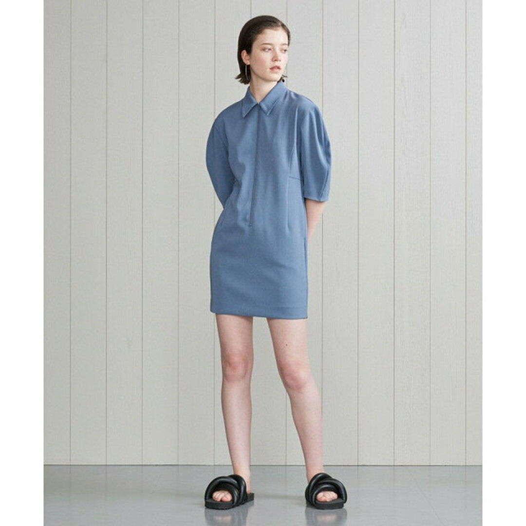 BEAUTY&YOUTH UNITED ARROWS(ビューティアンドユースユナイテッドアローズ)の【LT.BLUE】【M】<H>POLYESTER TWILL MINI DRESS/ワンピース レディースのワンピース(ロングワンピース/マキシワンピース)の商品写真