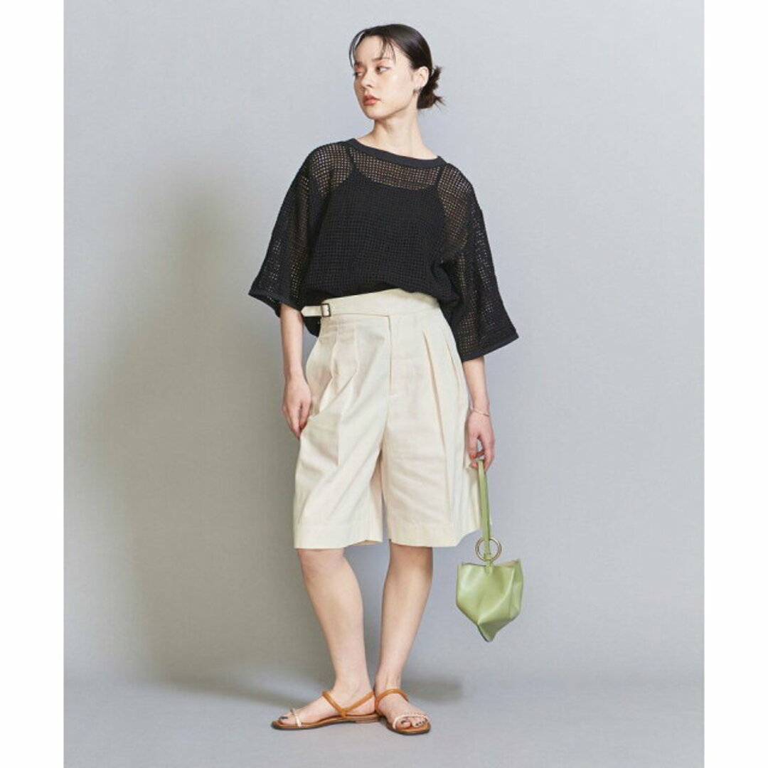 BEAUTY&YOUTH UNITED ARROWS(ビューティアンドユースユナイテッドアローズ)の【OFF WHITE】コットンポリエステル グルカ ショートパンツ -ウォッシャブル- レディースのパンツ(その他)の商品写真