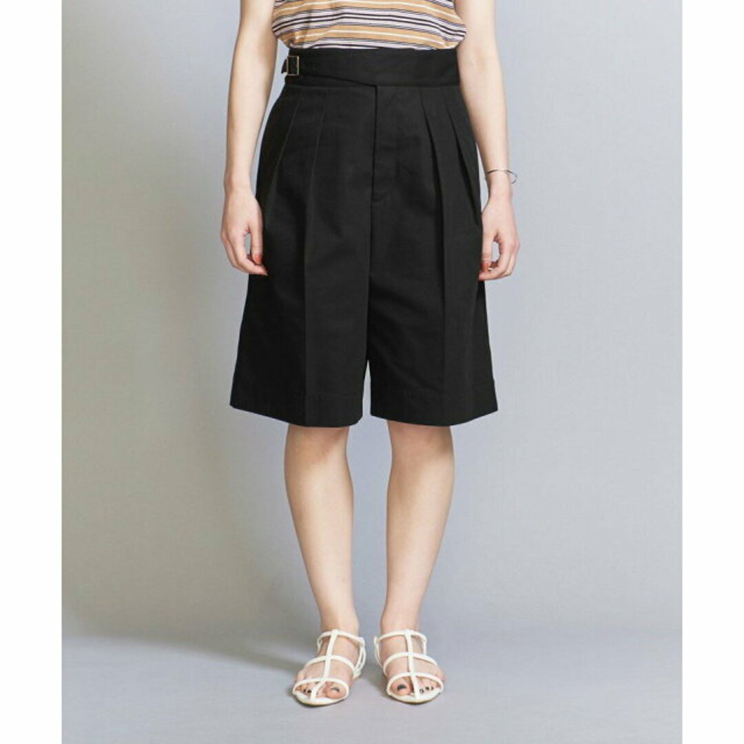 BEAUTY&YOUTH UNITED ARROWS(ビューティアンドユースユナイテッドアローズ)の【BLACK】【S】コットンポリエステル グルカ ショートパンツ -ウォッシャブル- レディースのパンツ(その他)の商品写真