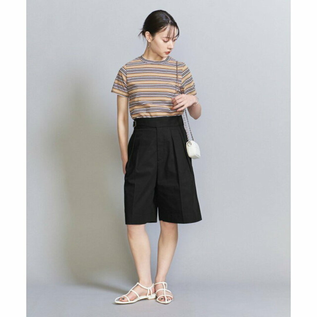 BEAUTY&YOUTH UNITED ARROWS(ビューティアンドユースユナイテッドアローズ)の【BLACK】【S】コットンポリエステル グルカ ショートパンツ -ウォッシャブル- レディースのパンツ(その他)の商品写真