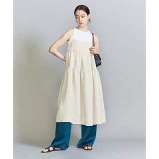 ビューティアンドユースユナイテッドアローズ(BEAUTY&YOUTH UNITED ARROWS)の【NATURAL】ブークレ キャミソール ワンピース -ウォッシャブル-(ロングワンピース/マキシワンピース)