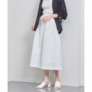 ユナイテッドアローズ(UNITED ARROWS)の【OFF WHITE】AIRY ジャカード ティアードスカート(その他)