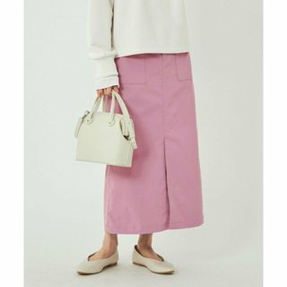 ユナイテッドアローズグリーンレーベルリラクシング(UNITED ARROWS green label relaxing)の【PINK】テック チノ ポケット スカート -吸水速乾-(ロングスカート)