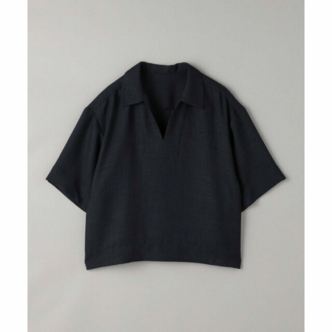 BEAUTY&YOUTH UNITED ARROWS(ビューティアンドユースユナイテッドアローズ)の【NAVY】ポリエステル メッシュ スキッパー シャツ -ウォッシャブル- レディースのワンピース(ミニワンピース)の商品写真