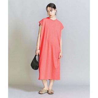 ビューティアンドユースユナイテッドアローズ(BEAUTY&YOUTH UNITED ARROWS)の【PINK】【別注】<STAR&STRIPE>フレンチスリーブ コットン ロングワンピース(ロングワンピース/マキシワンピース)