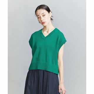 ビューティアンドユースユナイテッドアローズ(BEAUTY&YOUTH UNITED ARROWS)の【KELLY】ショート Vネック ベスト -ウォッシャブル-(ベスト/ジレ)