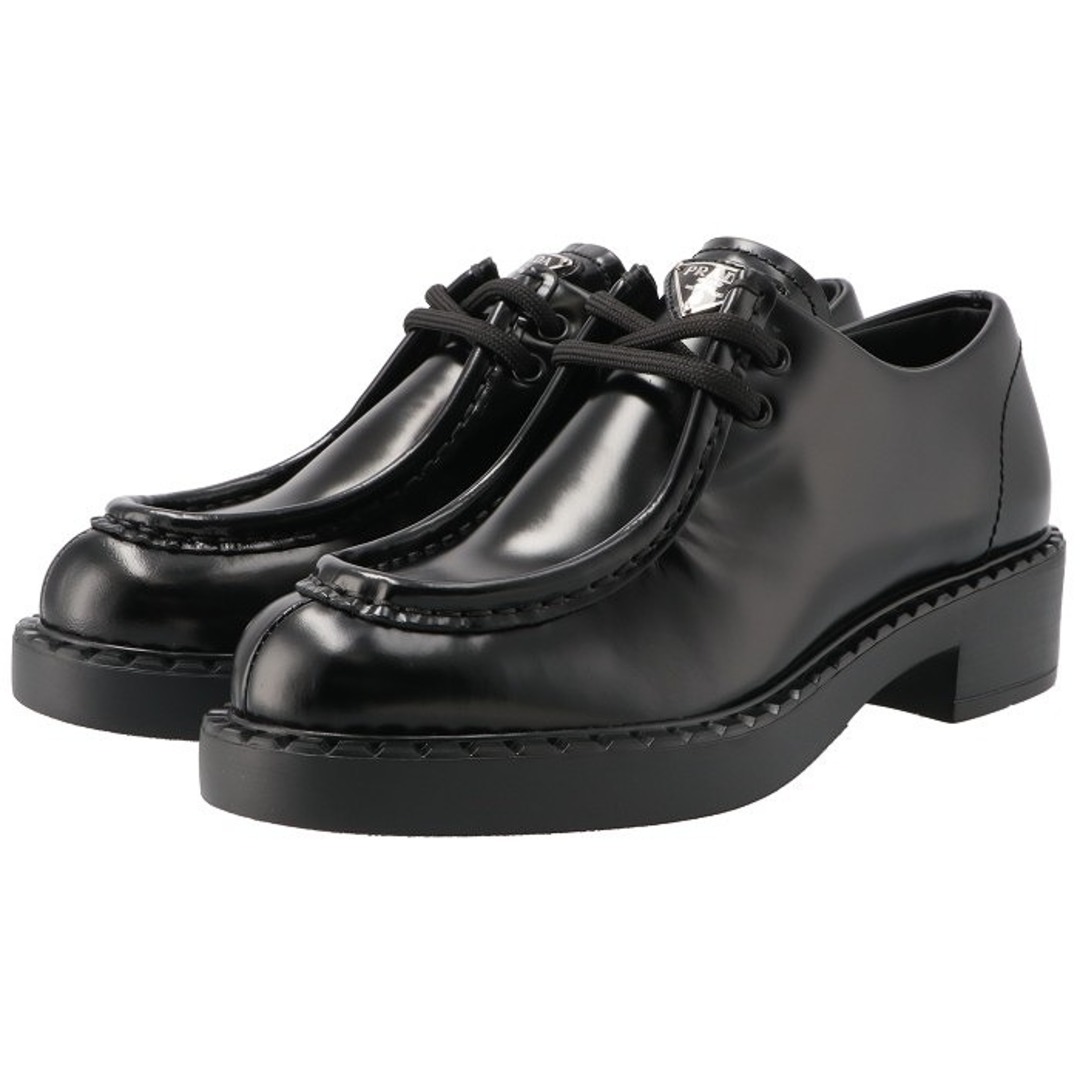 PRADA - プラダ PRADA ローファー レースアップシューズ 三角ロゴ PRADA - プラダ PRADA ローファー レースアップシューズ 三角ロゴ