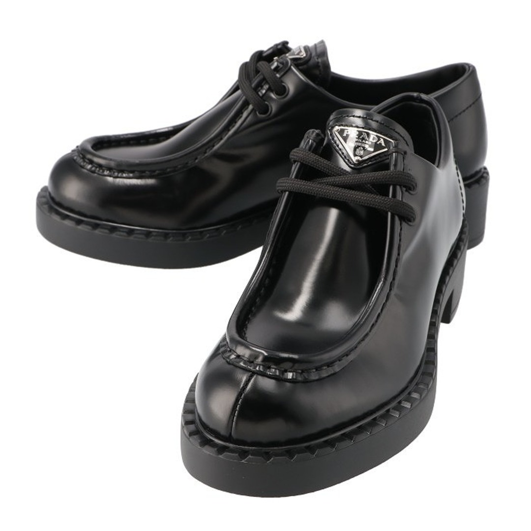 PRADA - プラダ PRADA ローファー レースアップシューズ 三角 PRADA - プラダ PRADA ローファー レースアップシューズ 三角