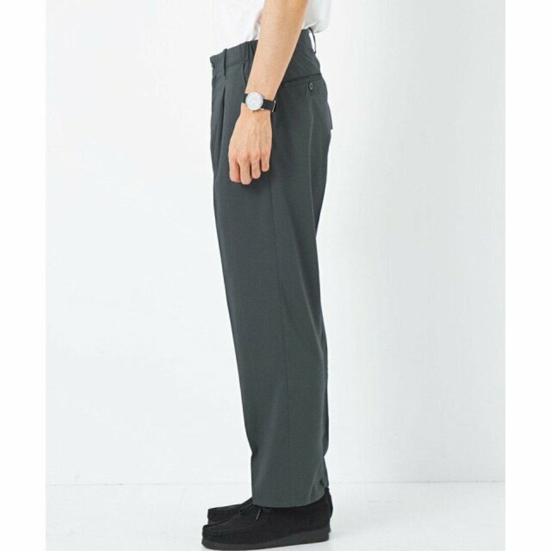 UNITED ARROWS green label relaxing(ユナイテッドアローズグリーンレーベルリラクシング)の【DK.GRAY】【M】【別注】<UNIVERSAL OVERALL>GLR シアサッカー 1プリーツ パンツ メンズのパンツ(その他)の商品写真