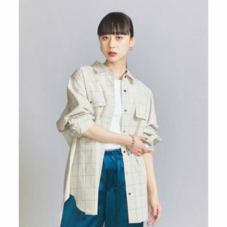 ビューティアンドユースユナイテッドアローズ(BEAUTY&YOUTH UNITED ARROWS)の【BEIGE】コットン チェックポケット シャツ -ウォッシャブル-(シャツ/ブラウス(長袖/七分))