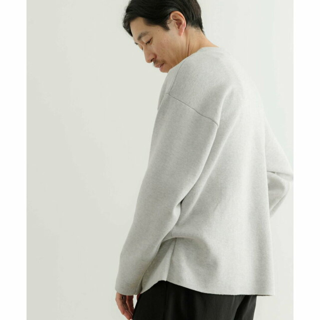 URBAN RESEARCH ITEMS(アーバンリサーチアイテムズ)の【杢GRY×NVY】スウェットライク リバーシブルニット Tops メンズのトップス(ニット/セーター)の商品写真