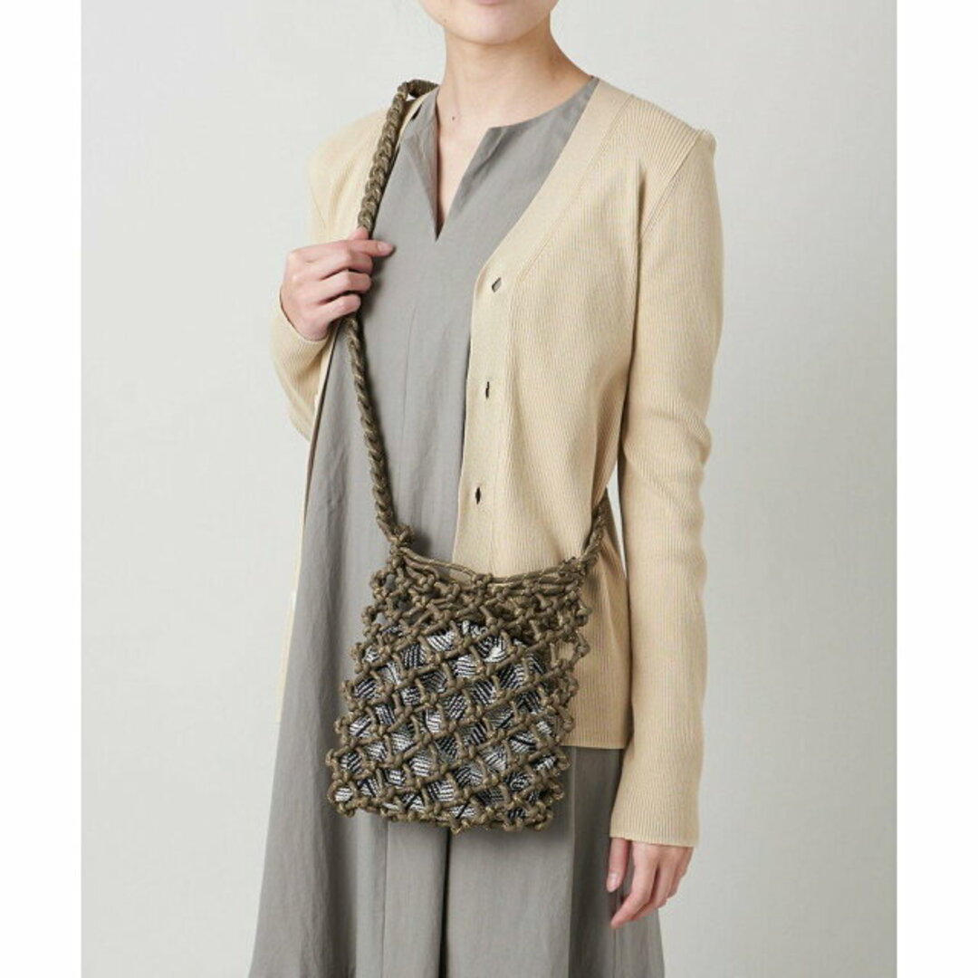 Odette e Odile(オデットエオディール)の【BEIGE】【別注】<ESLOW> CODE STRING BAG レディースのバッグ(ショルダーバッグ)の商品写真