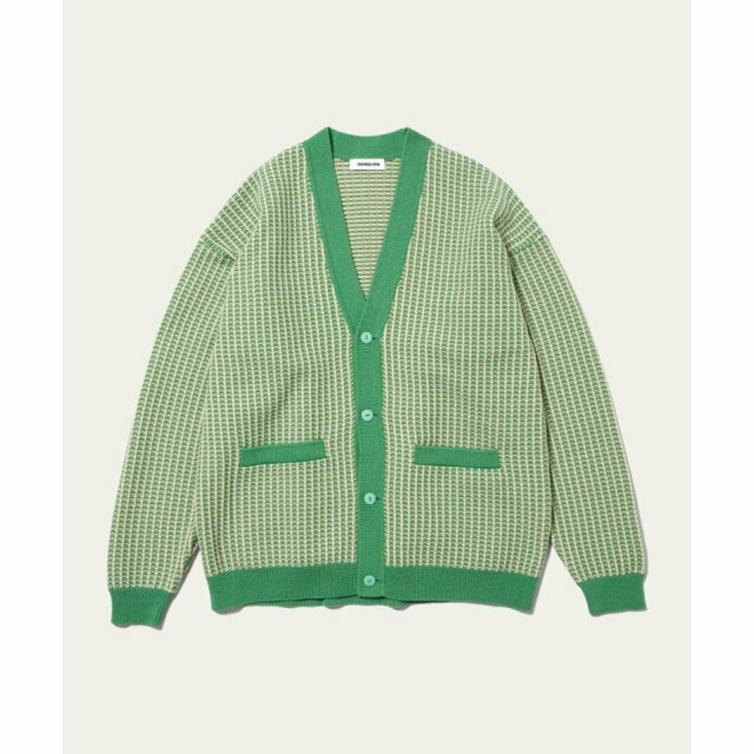 BEAUTY&YOUTH UNITED ARROWS(ビューティアンドユースユナイテッドアローズ)の【KELLY】【M】<monkey time> CTN RTR/JQD V/CARDIGAN/カーディガン メンズのトップス(カーディガン)の商品写真