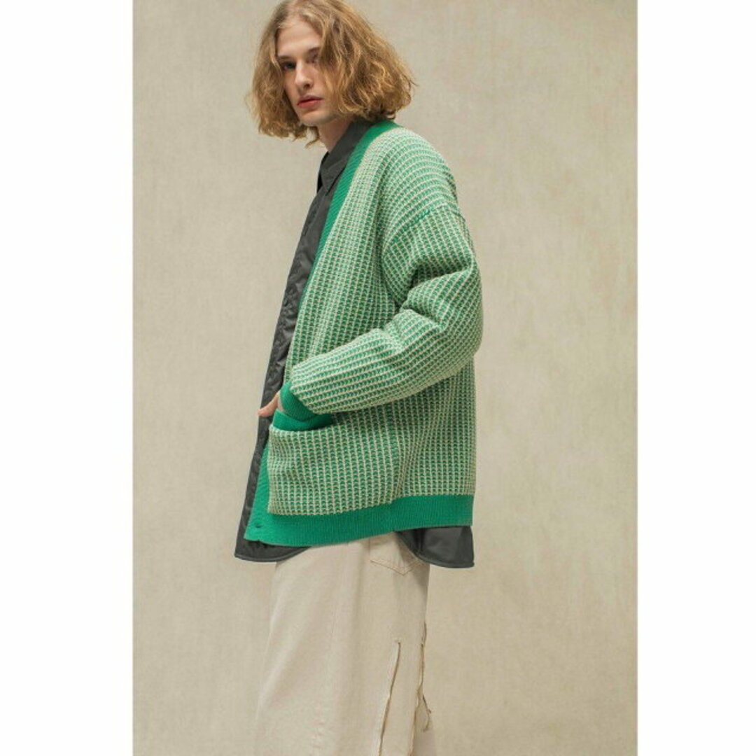 BEAUTY&YOUTH UNITED ARROWS(ビューティアンドユースユナイテッドアローズ)の【KELLY】<monkey time> CTN RTR/JQD V/CARDIGAN/カーディガン メンズのトップス(カーディガン)の商品写真