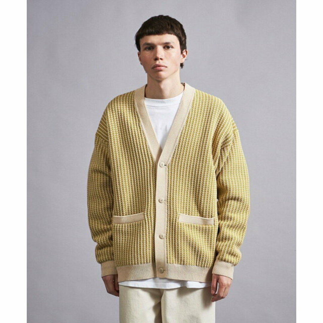 BEAUTY&YOUTH UNITED ARROWS(ビューティアンドユースユナイテッドアローズ)の【MUSTARD】<monkey time> CTN RTR/JQD V/CARDIGAN/カーディガン メンズのトップス(カーディガン)の商品写真