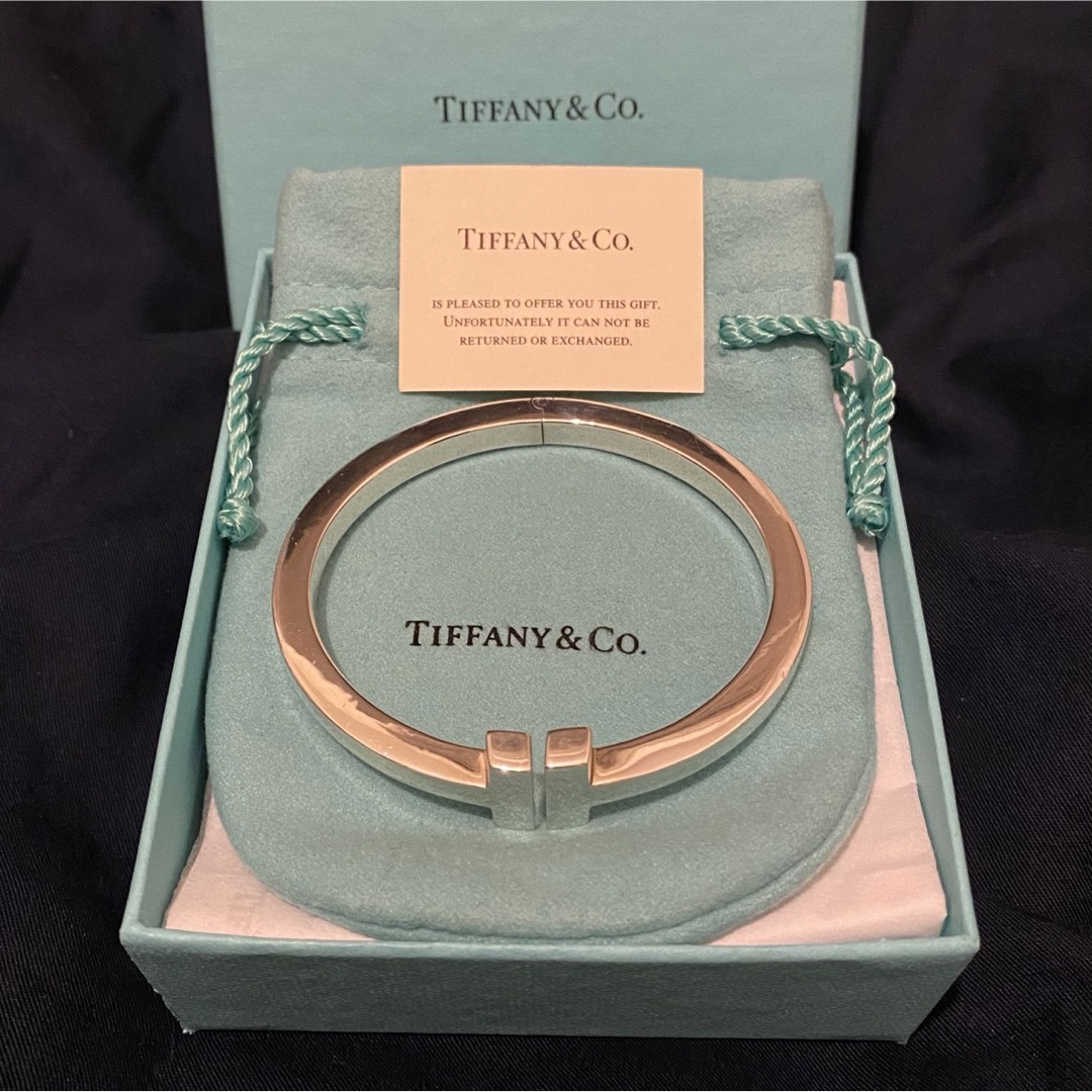 【100%正規品】Tiffany & Co. Tスクエア ブレスレット バングルメンズ