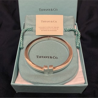 ティファニー(Tiffany & Co.)の【100%正規品】Tiffany & Co. Tスクエア ブレスレット バングル(ブレスレット)