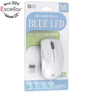 オームデンキ(オーム電機)のオーム電機　ワイヤレスマウス BLUE LED Mサイズ PC-SMWBM33 S　シルバー(PC周辺機器)