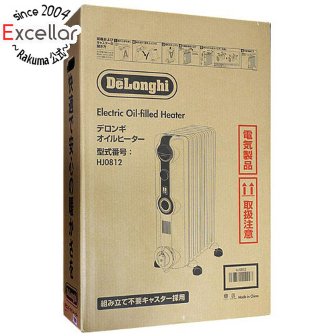 DeLonghi - 【新品(開封のみ)】 DeLonghi オイルヒーター HJ0812-BK ...